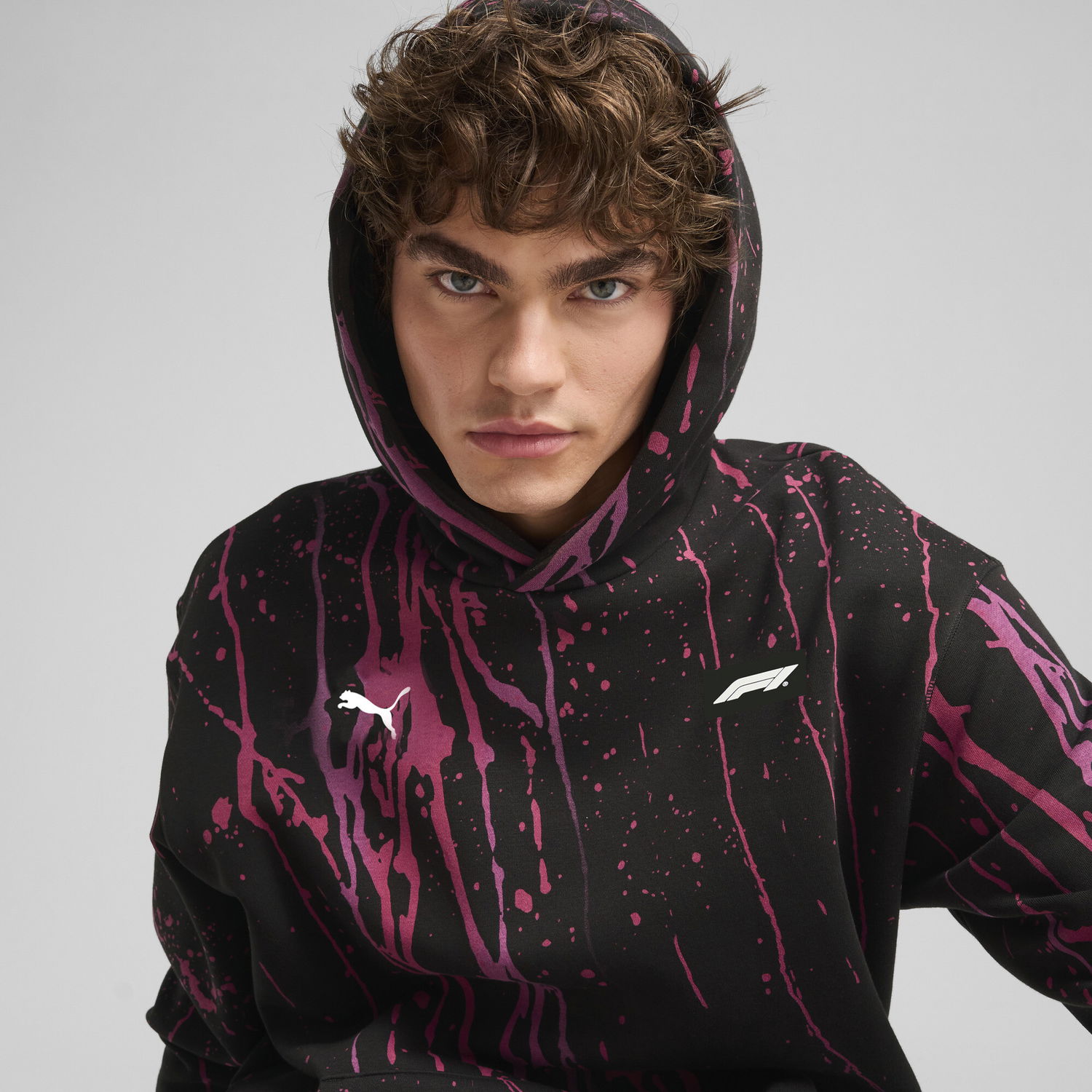 Суитчър Puma F1 Color Splash Hoodie Черно | 630170_01, 1
