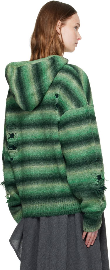 Суитчър Andersson Bell Gradient Distressed Hoodie Зелено | atb1391u, 2