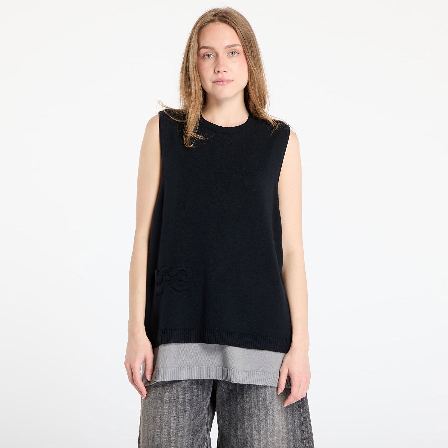 Жилетка Y-3 Y-3 Logo Knit Vest Черно | JX7334, 0