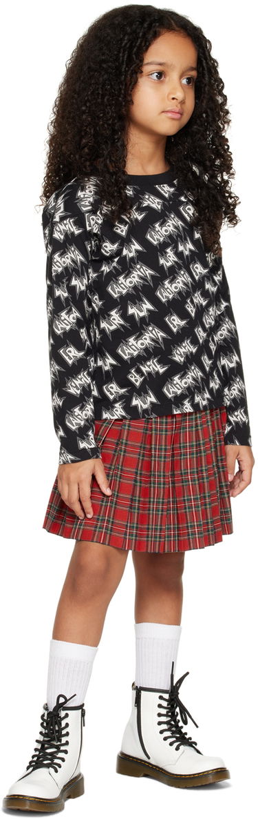 Тениска ERL ERL Printed Long Sleeve T-Shirt Червено | ERL05KT024, 3