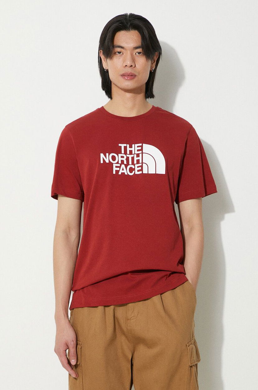 Тениска The North Face T-Shirt Easy Tee Print Червено | NF0A87N5POJ1