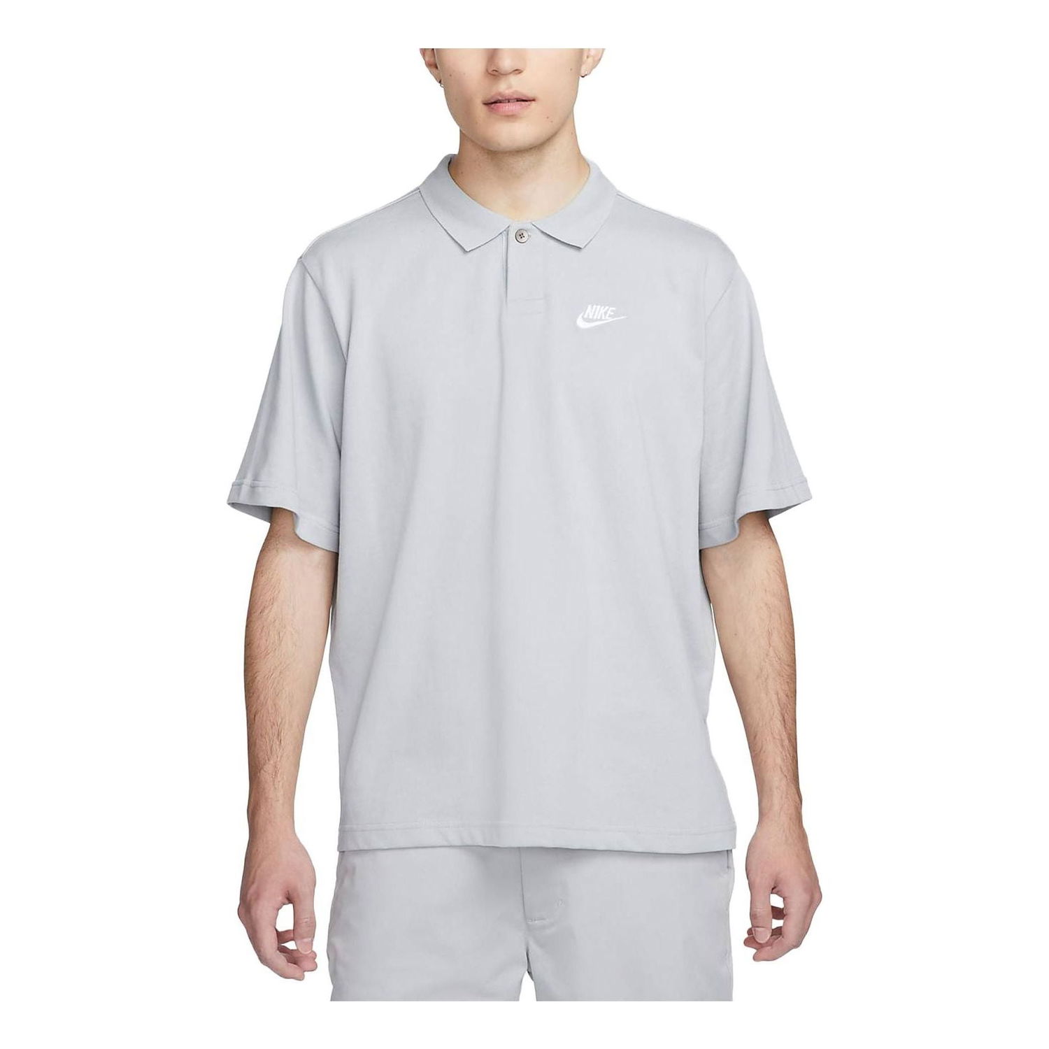 Поло тениска Nike Club Matchup Polo Shirt Сиво | DX0618-077, 0
