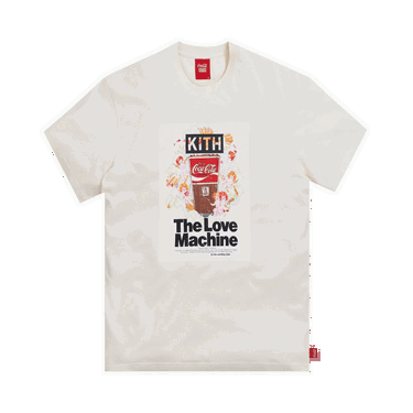 Тениска KITH x Coca-Cola Love Machine Vintage Tee Бяло | KH3875 104, 0