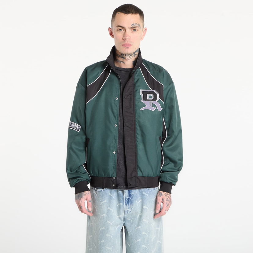 Яке бомбър RIPNDIP Athletics Race Jacket Зелено | RNDHOL25104