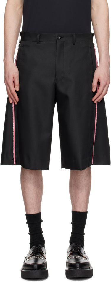 Къси панталони Comme des Garçons Homme Plus Gabardine Zip Shorts Черно | PO-P049-051, 0