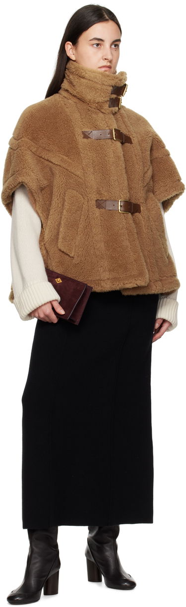 Жилетка Max Mara Max Mara Newrodano Teddy Cape Кафяво | 2424736292600 MM10739, 3