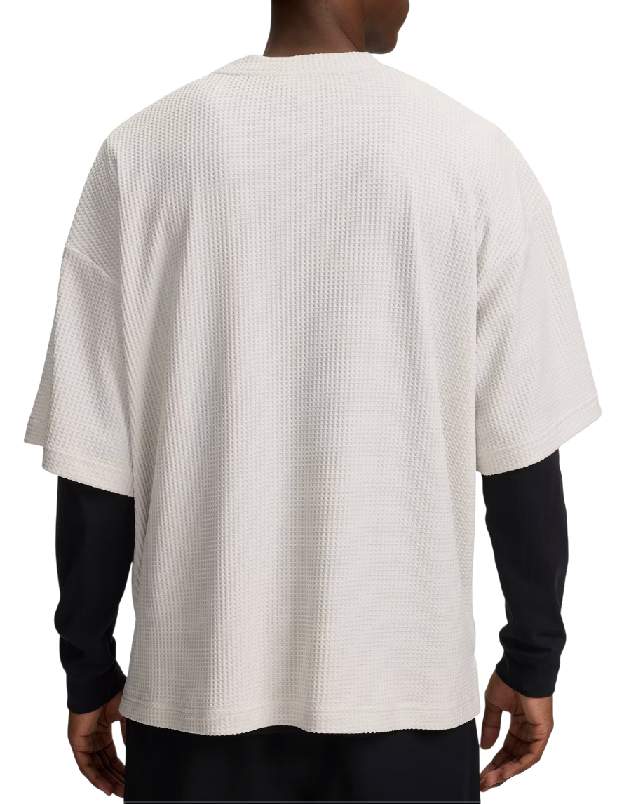 Тениска Under Armour Rival Waffle Crew Neck Pocket T-Shirt Бяло | 1383106-110, 1
