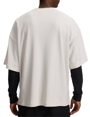 Тениска Under Armour Rival Waffle Crew Neck Pocket T-Shirt Бяло | 1383106-110, 1