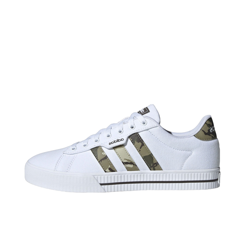 Кецове и обувки adidas Originals Daily 3.0 Cloud White Olive Strata Shadow Olive Бяло | IE7839