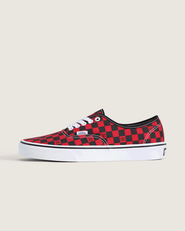 Кецове и обувки Vans Valentino Garavani and Vans Authentic Checkerboard, Size: 43 Червено | VN000Z9A9Y1, 0