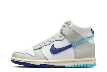Кецове и обувки Nike Dunk High SE "Split Grey Blue" GS Синьо | FN7995-100, 3