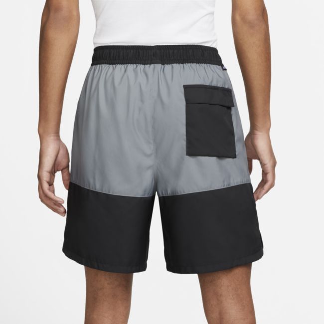 Къси панталони Nike Sportswear Sport Essentials Woven Lined Flow Shorts (Long) Сиво | DM6831-010, 1