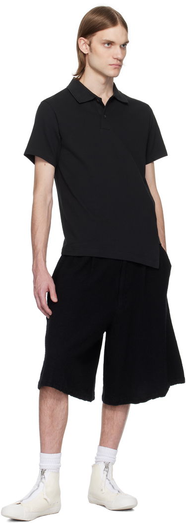 Поло тениска Comme des Garçons Comme des Garçons Shirt Bias Cotton Piqué Polo Черно | FO-T017-051, 3