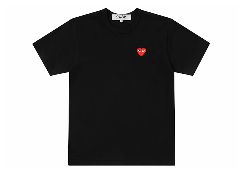 Тениска Comme des Garçons Play Emblem Graphic T-Shirt Черно | AZ-T108-051-1 / P1T1081