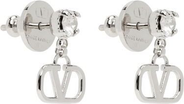 Обеци Valentino Valentino Garavani VLogo Signature Drop Earrings Металик | 6W2J0H29YCW, 4