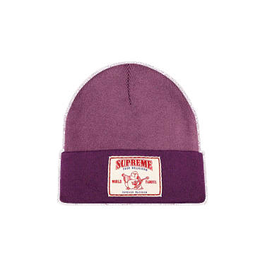Шапка Supreme True Religion x Beanie Лилаво | FW21BN55 PURPLE, 0