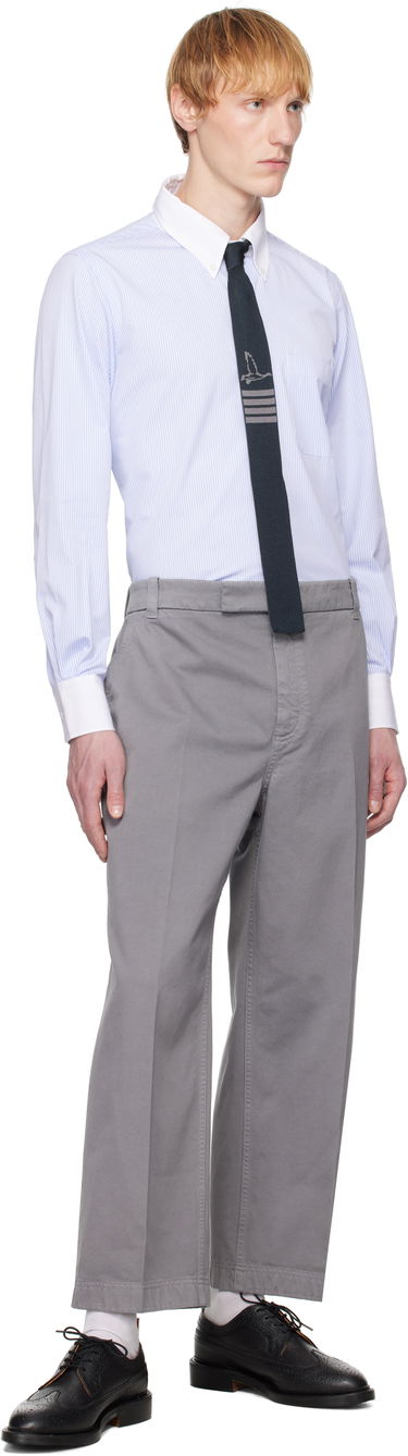 Шал Thom Browne Thom Browne Geese Icon Jacquard Knit Tie Тъмно синьо | MNL077K-Y4003, 2
