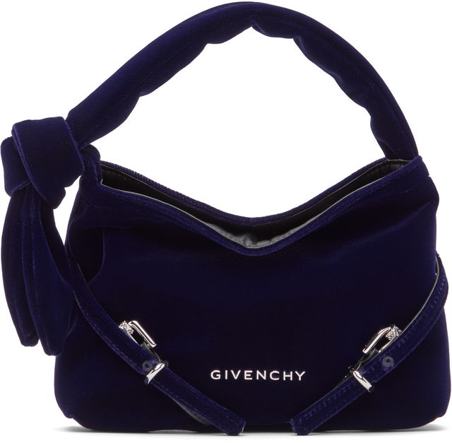 Velvet Nano Voyou Bow Detail Bag