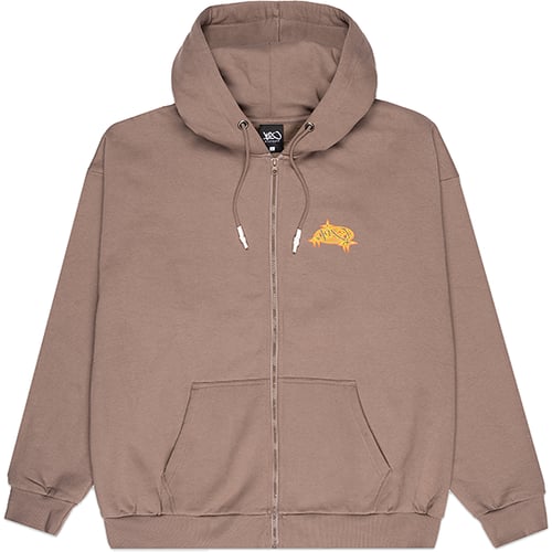 Суитчър K1X Stars Zip Hoodie Кафяво | KXM243-023-1