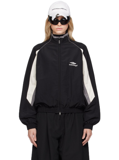 Яке Balenciaga 3B Sports Icon Track Jacket Черно | 751726 TOO48