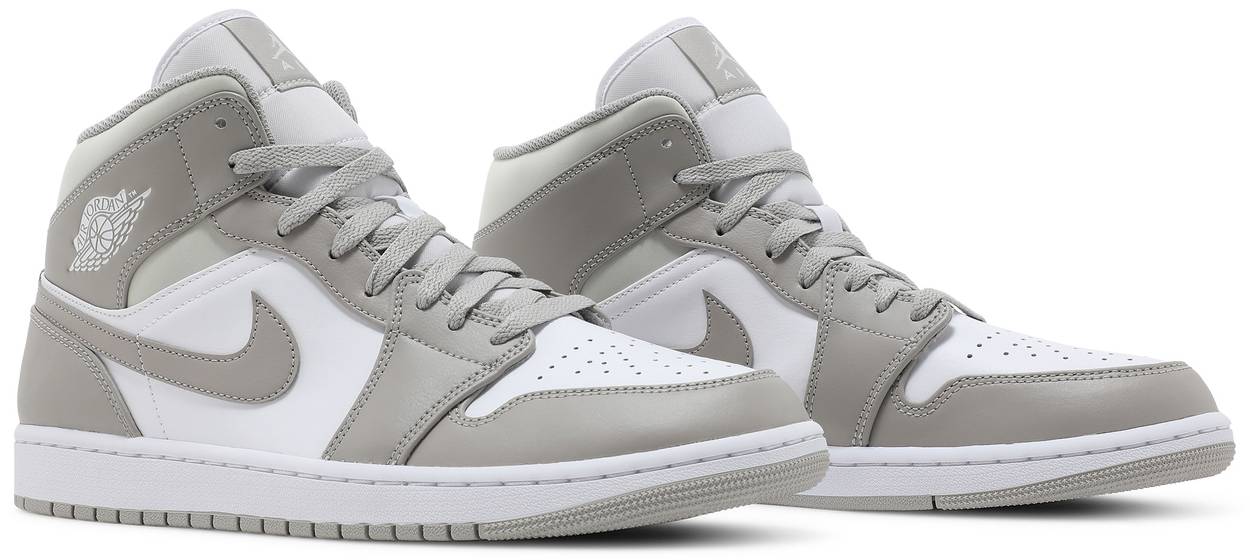 Кецове и обувки Jordan Air Jordan 1 Mid "Linen" Сиво | 554724-082, 1