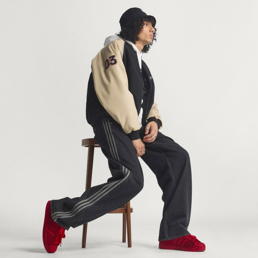 Дънки adidas Performance FIREBIRD ADICOLOR Denim Pants Черно | KD1497