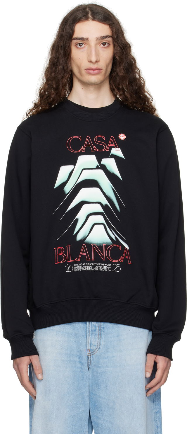 Casablanca Frosty Mountain Graphic Sweatshirt