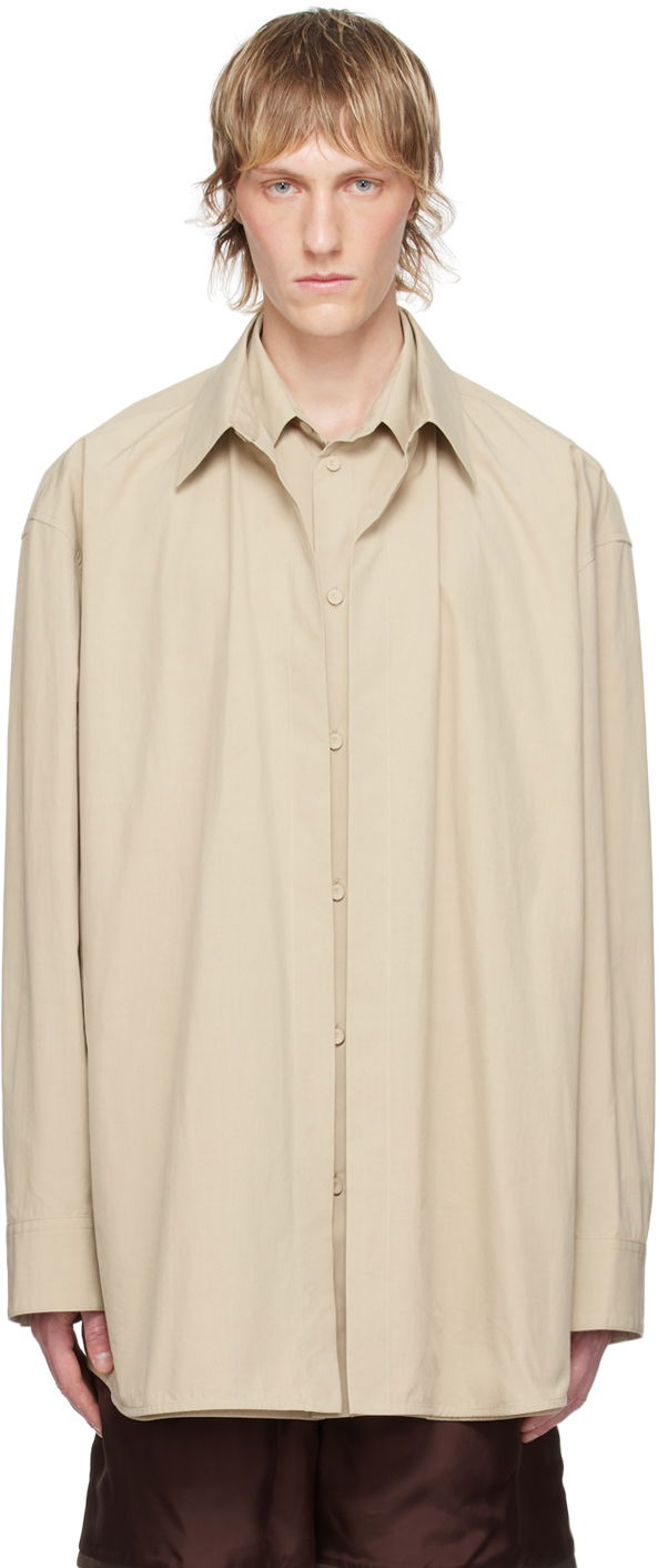Риза Jil Sander Jil Sander Layered Shirt Бежово | J21DL0140 J45248, 0