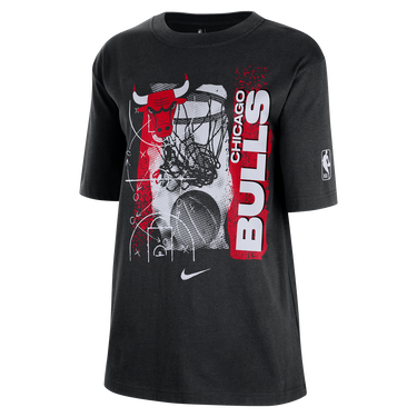 Тениска Nike Nike NBA Chicago Bulls Courtside T-Shirt Сиво | HQ0748-010, 0
