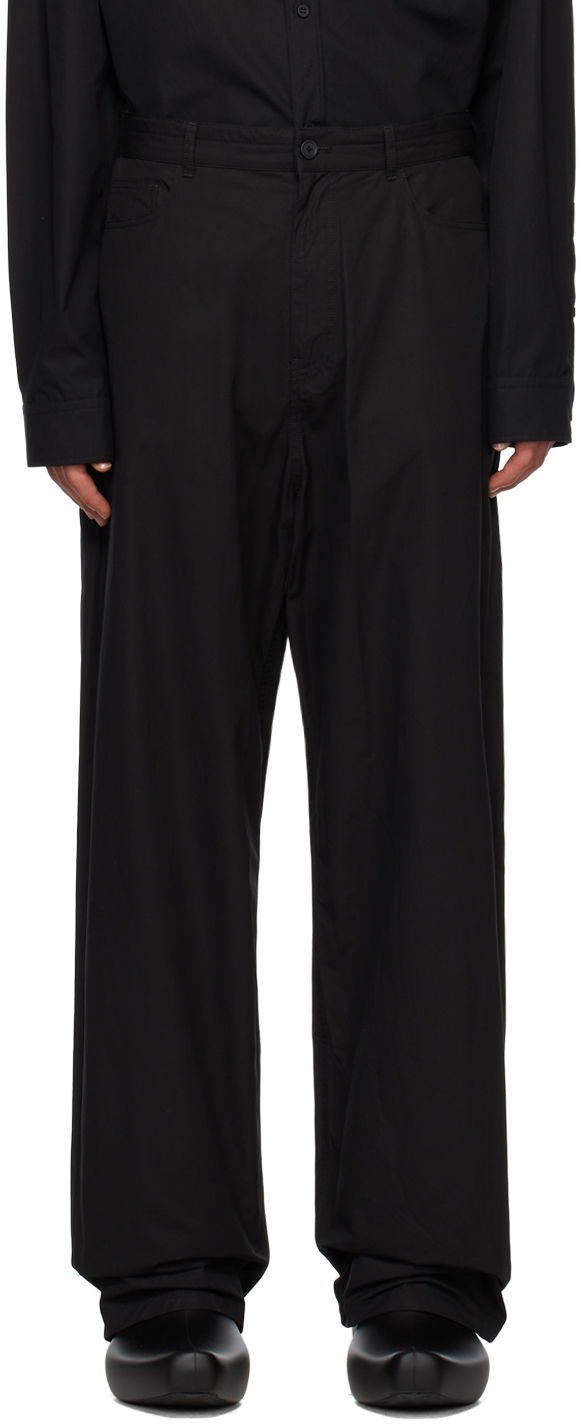 Панталони Balenciaga Baggy Denim Trousers Черно | 746513-TNM60-1000, 0
