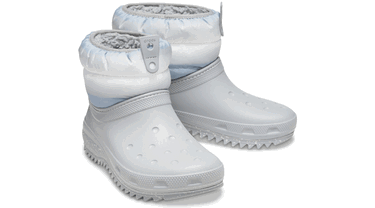 Кецове и обувки Crocs Classic Neo Puff Shorty Boots W Бяло | 207311-00J, 1