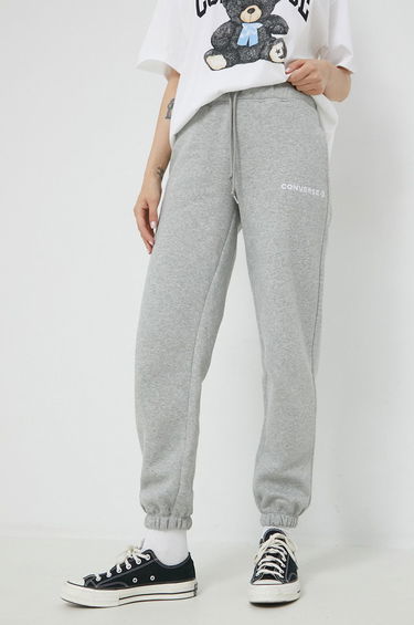 Спортни панталони Converse Wordmark Fleece Jogger Сиво | 10023718.A02, 0