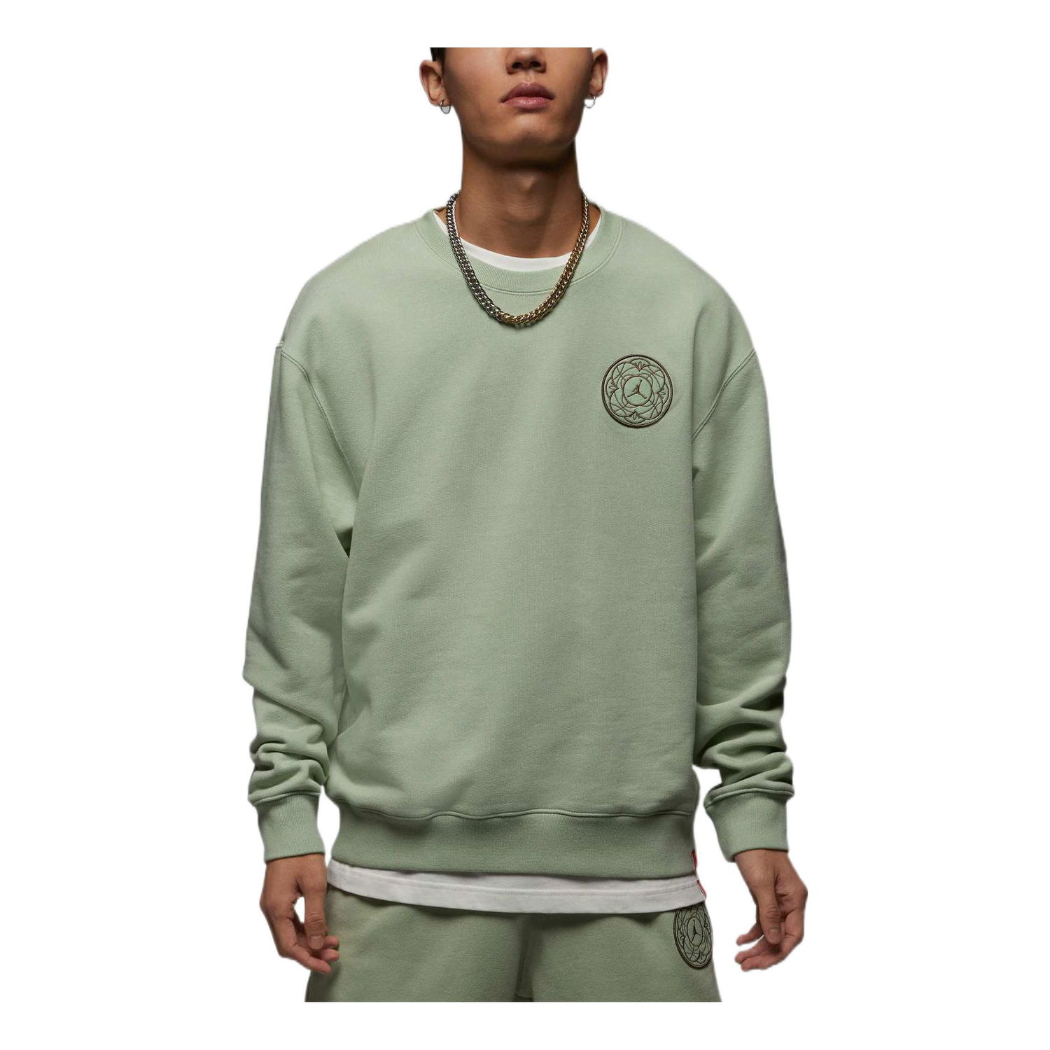Пуловер Jordan Flight Heritage Sweatshirt Зелено | FJ1321-327, 0