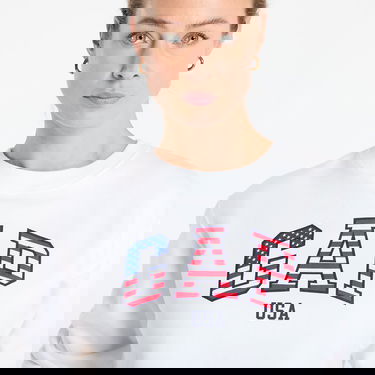 Суитчър GAP USA Graphic Sweatshirt Бяло | 554936-32, 1