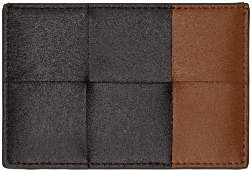 Портфейл Bottega Veneta Cassette Credit Card Holder Кафяво | 748052 V4HD2, 0