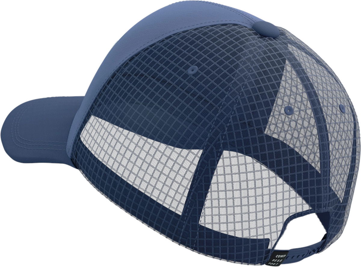 Шапка с козирка Compressport Compressport Trucker 6P Cap Синьо | xhwu6985125, 1