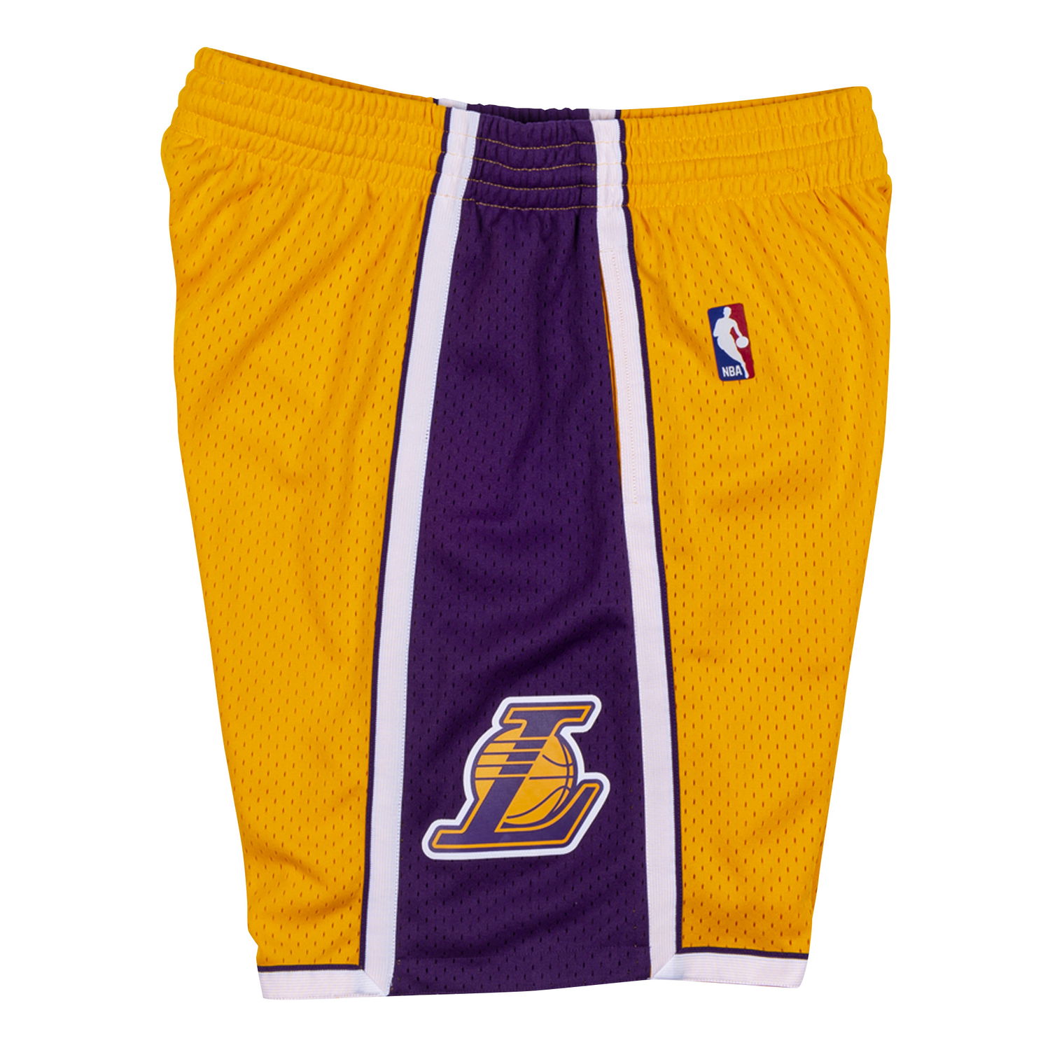 Къси панталони Mitchell & Ness NBA Swingman Shorts Los Angeles Lakers Жълто | SMSHCP19075-LALLGPR091, 1