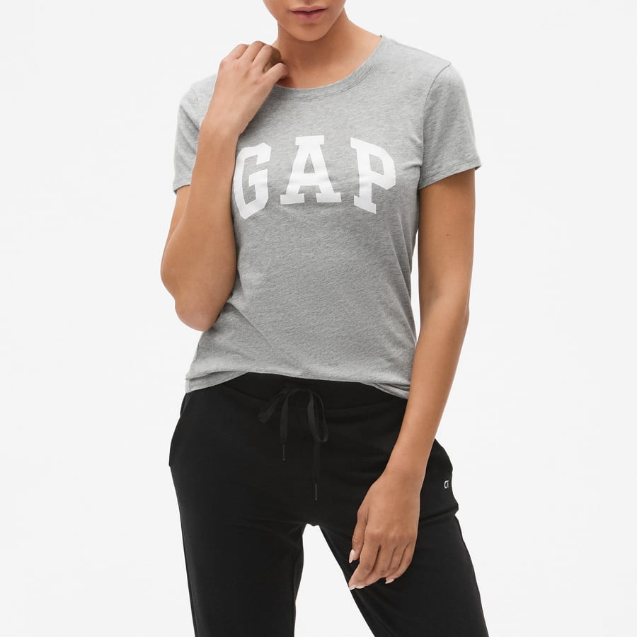 Тениска GAP V- Ss Classic Tee Сиво | 268820-02, 0