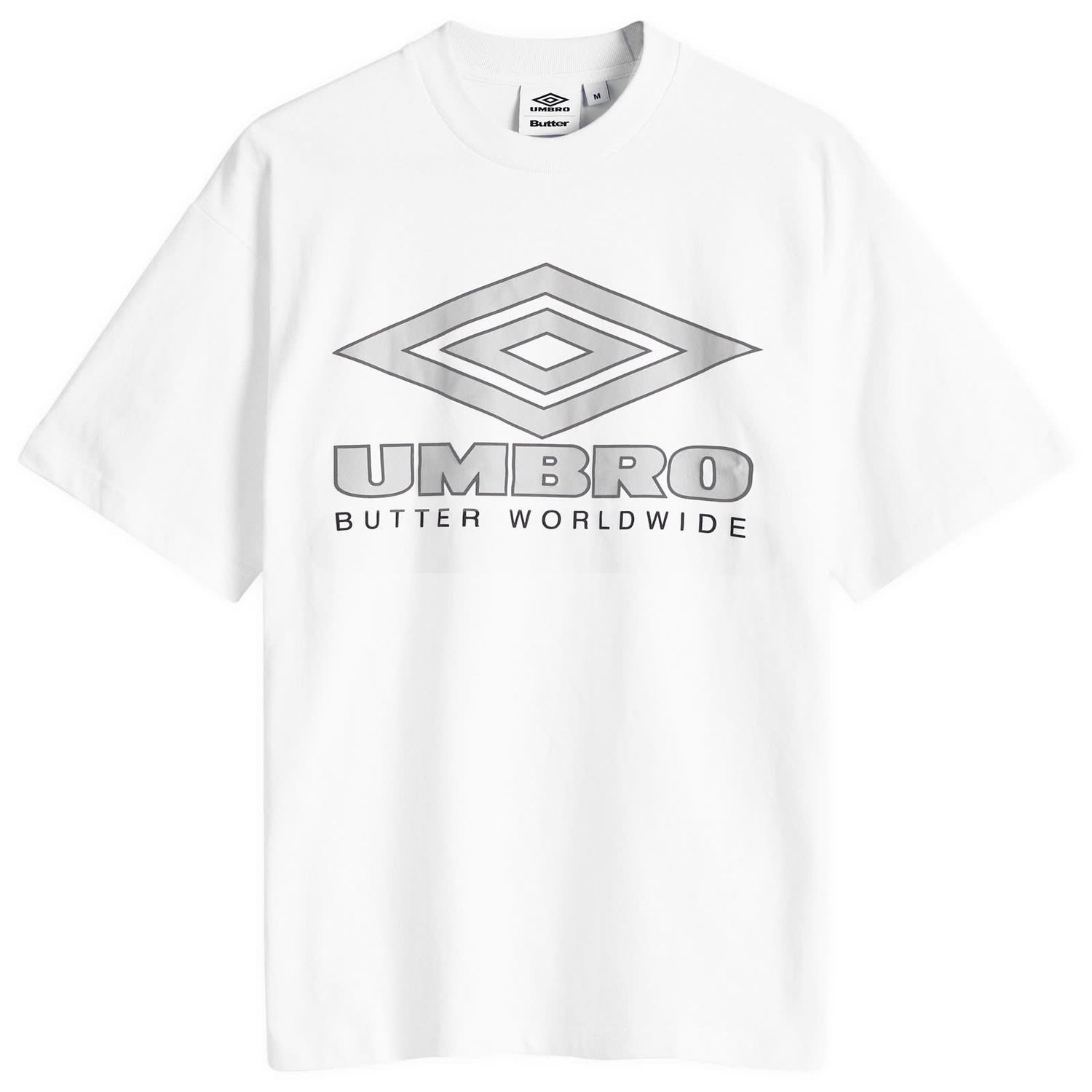 Тениска Butter Goods Diamond Logo Бяло | BGUMB100-WHT, 0