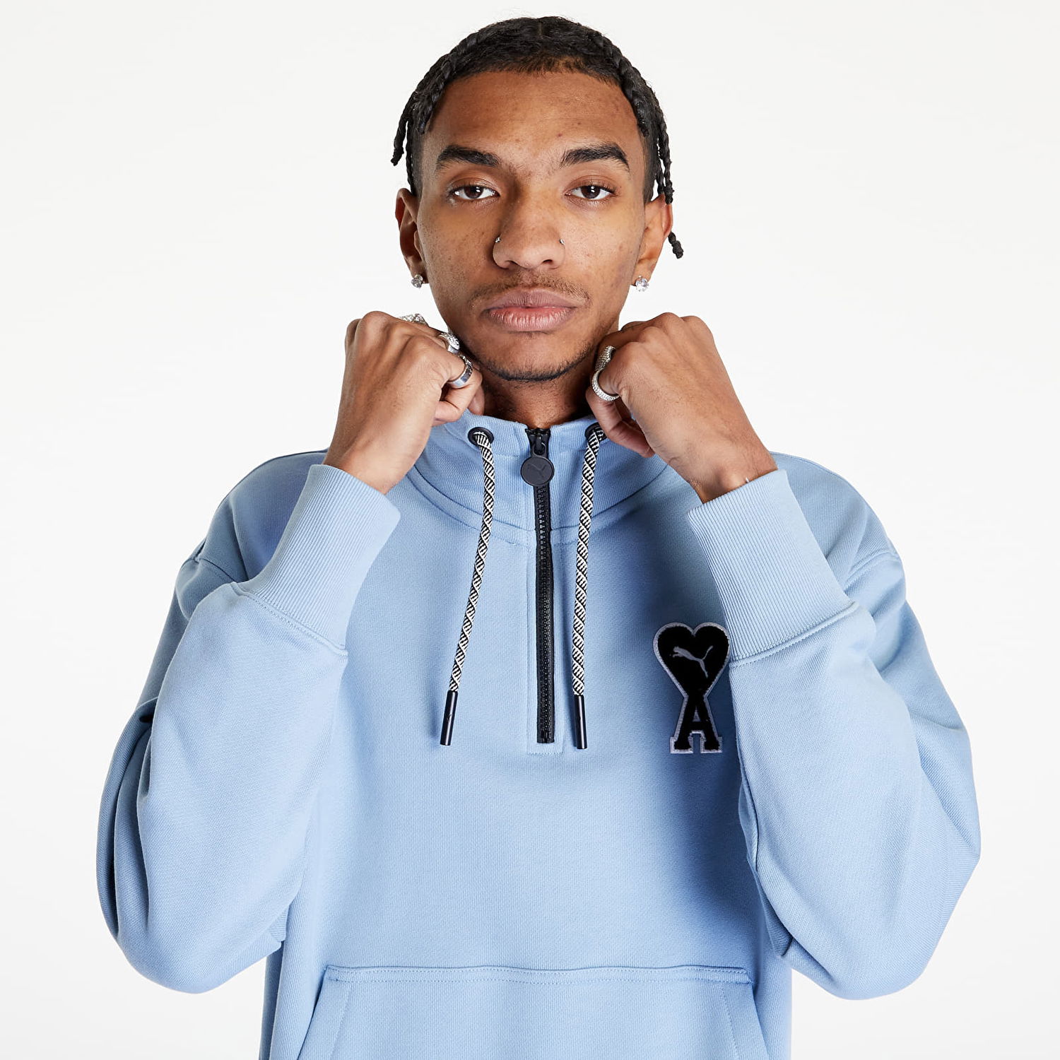 Суитчър Puma Sweatshirt x AMI Синьо | 53599373, 1