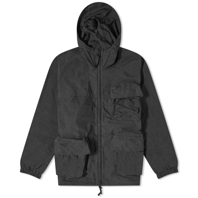 C/N Hooded Parka Jacket with Flap Pockets