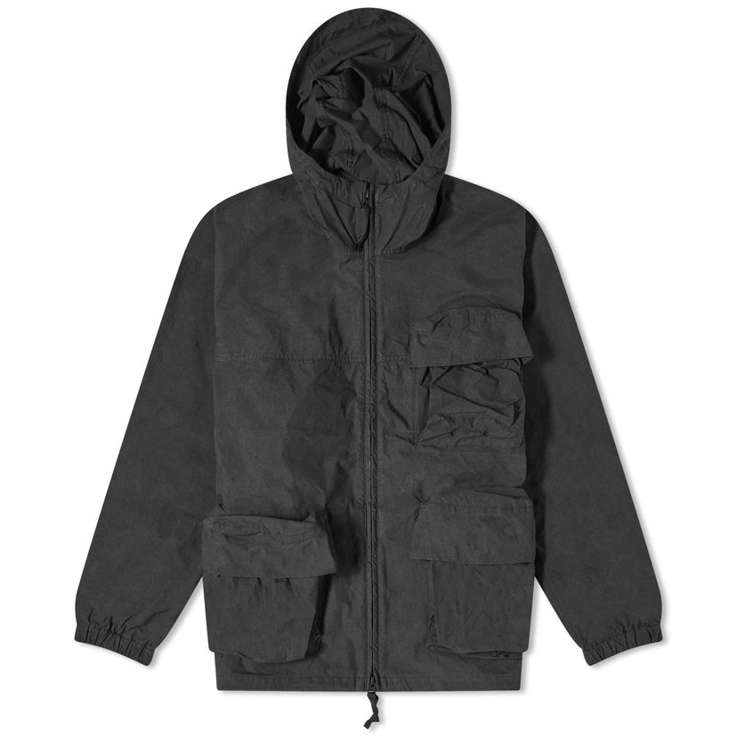 Парка Snow Peak C/N Hooded Parka Jacket with Flap Pockets Черно | JK-20AU007-BK