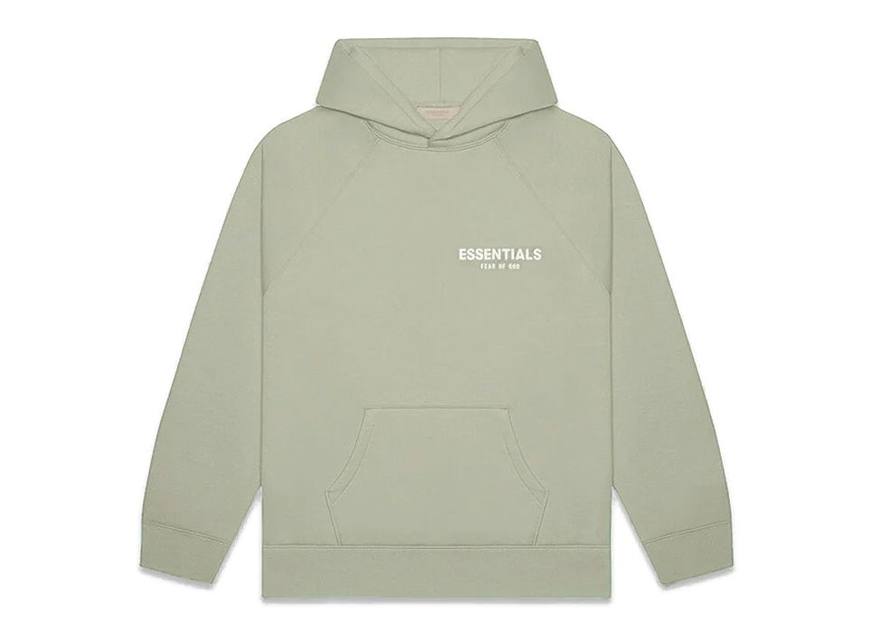 Суитчър Fear of God Essentials Oversized Hoodie Зелено | 192250500426854, 0