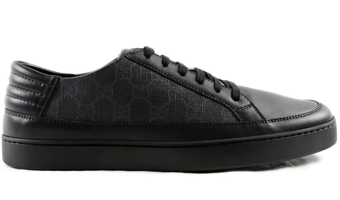 Кецове и обувки Gucci Common GG Supreme 'Black' Черно | 433716 A9LN0 1000, 0