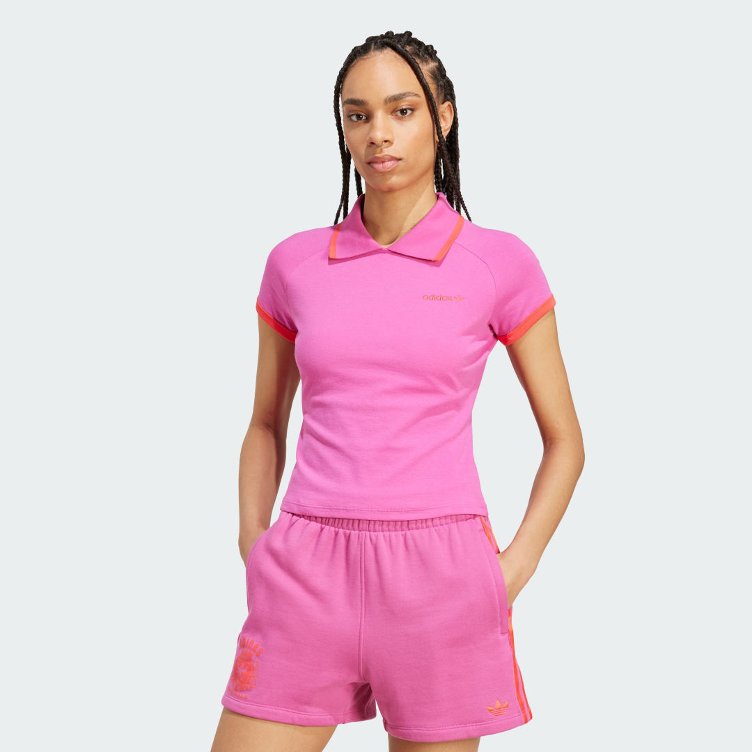 Поло тениска adidas Performance Polo Shirt Розово | JY3489, 0
