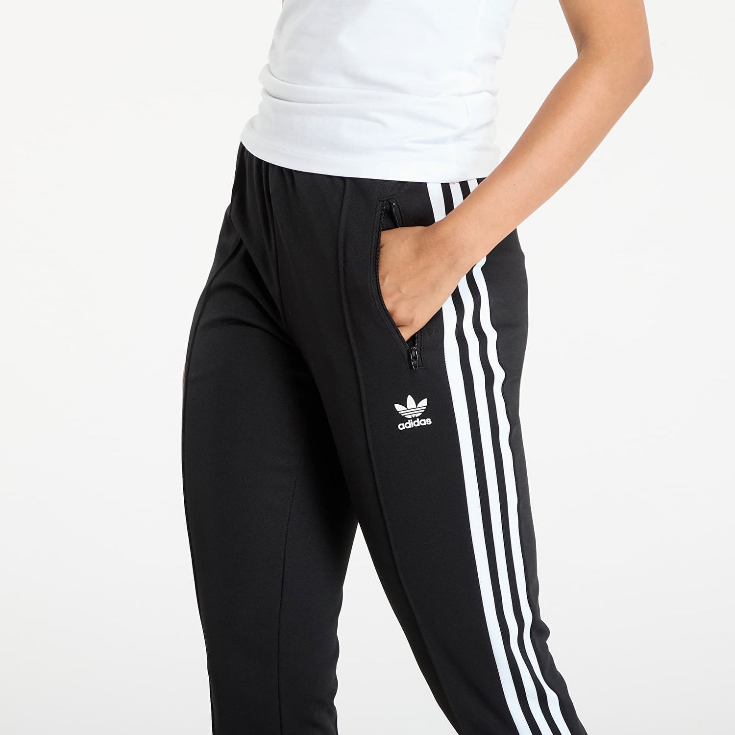 Панталони adidas Performance Adicolor 3-Stripes Capri Pants Черно | JV7520, 1
