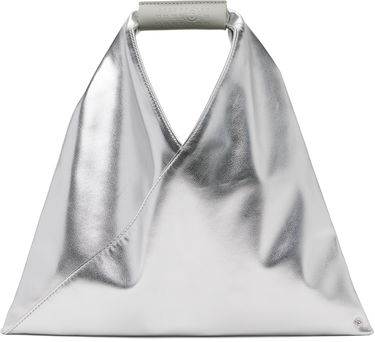 Дамска чанта Maison Margiela MM6 Maison Margiela Triangle Mini Tote Металик | SB6WD0013 P8496, 0