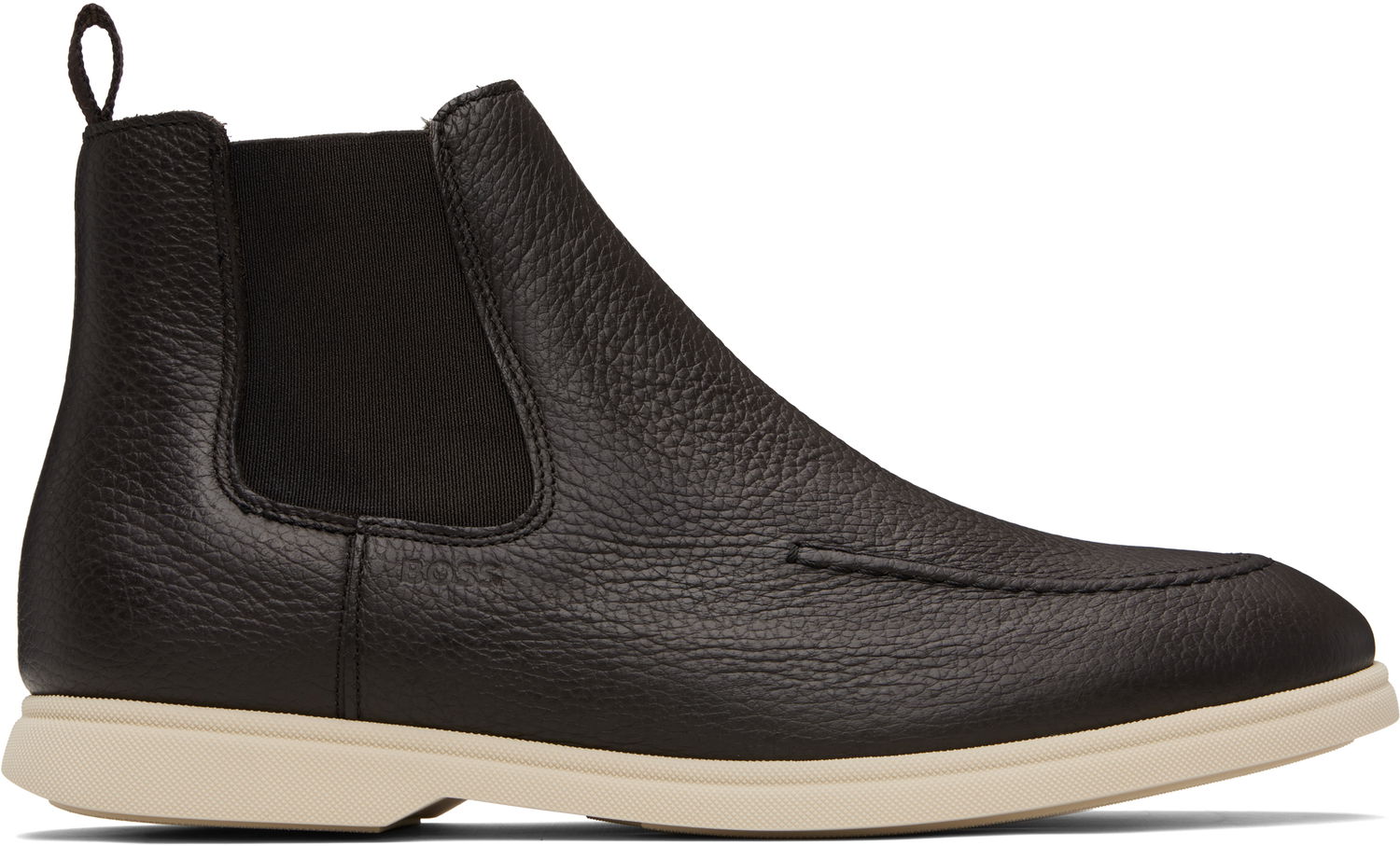 Кецове и обувки BOSS BOSS Leather Chelsea Boots Черно | 50548107, 0