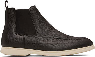Кецове и обувки BOSS BOSS Leather Chelsea Boots Черно | 50548107, 0
