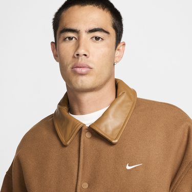Яке бомбър Nike Wool Varsity Jacket Кафяво | FZ1168-281, 4